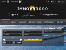 Tablet Screenshot of immo3000.com